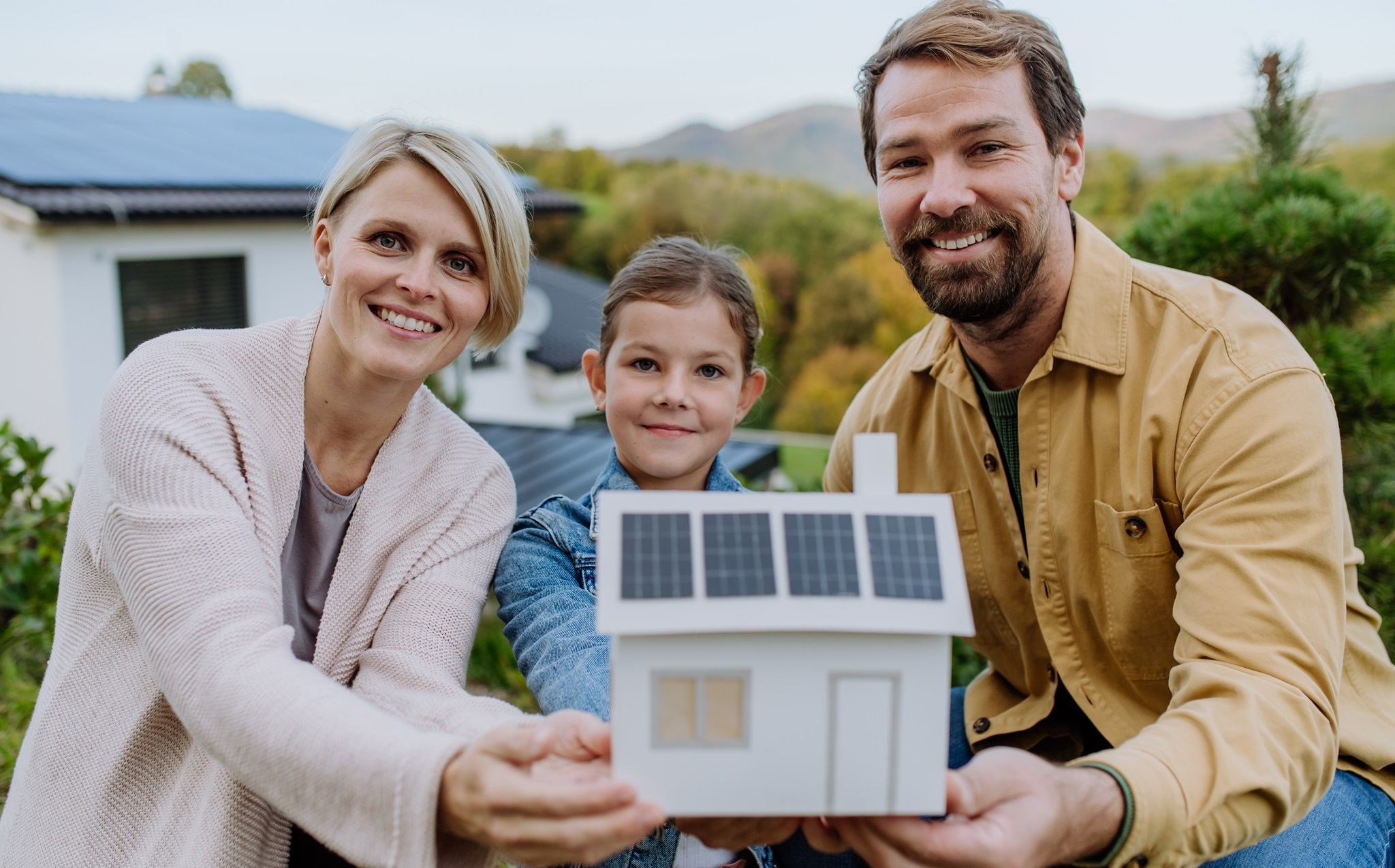 Photovoltaikanlage an einem Haus